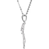 Sterling Silver A Fine-Tuned Heart 18" Necklace