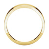 14k Yellow Gold 6mm Flat Tapered Band, Size 10