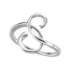 Sterling Silver Freeform Ring, Size 7