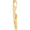 14k Yellow Gold Freeform Pendant