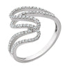 14k White Gold 1/4 ctw. Diamond Ring, Size 7