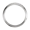 14k White Gold 7mm Hand Woven Comfort Fit Band, Size 10