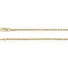 1.85 mm Rope Chain Bracelet in 14k Yellow Gold ( 7-Inch )
