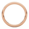 14k Yellow Gold 4mm Comfort Fit Edge Band , Size 7