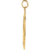 14k Yellow Gold 29x20mm Oval St. Christopher Medal