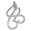 Metal Fashion Pendant in 14k White Gold