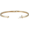 14k Yellow Gold 5/8 CTW Diamond Bangle Bracelet