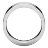 Sterling Silver 8mm Flat Band, Size 7
