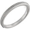 Sterling Silver Stackable Bead Ring, Size 7