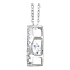 14k White Gold 1/3 CTW Diamond 16-18" Mystara® Necklace