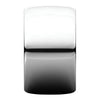 Sterling Silver 12mm Half Round Band, Size 9