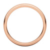 14k Rose Gold 4mm Light Comfort Fit Band, Size 7