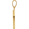14k Yellow Gold 17.5x11mm Cross Pendant