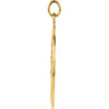14k Yellow Gold 25x18mm Oval St. Christopher Medal