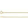 14k Yellow Gold Solid Snake 24" Chain