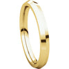 14k Yellow Gold 2.5mm Knife Edge Comfort Fit Band, Size 11