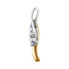 14K White & Yellow Gold 1/2 CTW Diamond Pendant