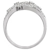 14k White Gold 3/8 CTW Diamond Ring, Size 7
