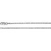 14K White Gold 1.6mm Diamond Cut Rope 7-Inch Chain Bracelet