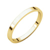 02.00 mm Flat Band in 14K Yellow Gold ( Size 8 )