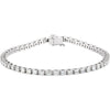 14k White Gold 3 1/2 ctw. Diamond Line 7.25-inch Bracelet