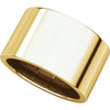 18k Yellow Gold 12mm Flat Comfort Fit Band, Size 5