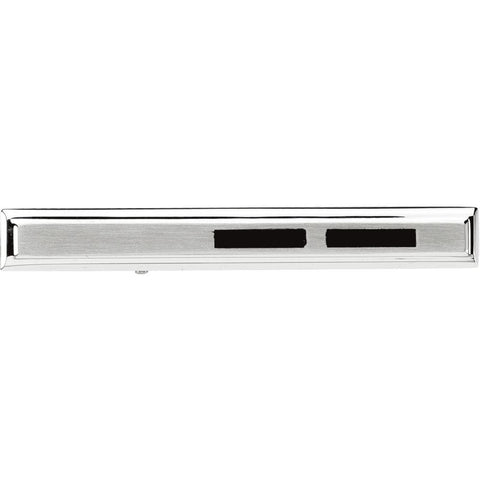 Stainless Steel & Black Enameled Tie Bar