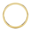 14k Yellow Gold 3mm Flat Edge Band, Size 11