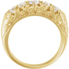 14k Yellow Gold 3/4 CTW Diamond Anniversary Band, Size 6