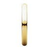 14k Yellow Gold 2.5mm Half Round Band, Size 13
