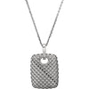 14k White Gold 1/8 CTW Diamond Pierced Style 18" Necklace