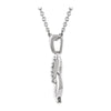Sterling Silver .05 CTW Diamond Heart 16-18" Necklace
