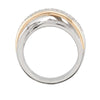 14K White & Yellow Gold 1/3 CTW Diamond Ring, Size 7