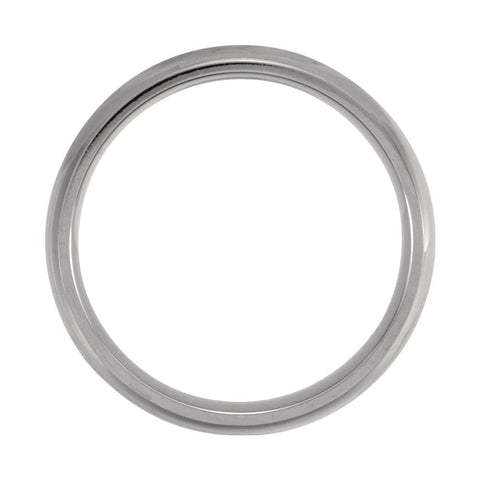 Titanium 6mm Domed Polished Band Size 12.5