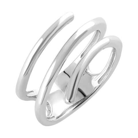14k White Gold Freeform Ring