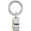 14k White Gold Imitation Citrine Birthstone Charm