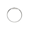 14k White Gold .01 CTW Diamond Heart Ring, Size 3