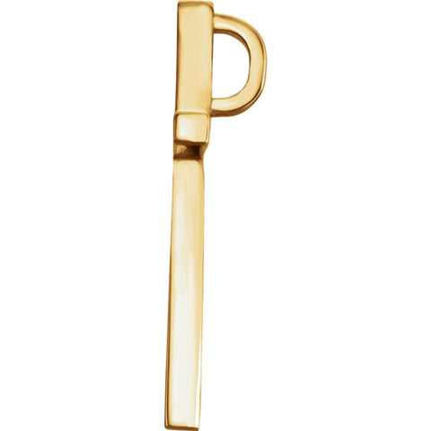 14k Yellow Gold 17.75x11.25 Cross Pendant
