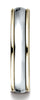 Benchmark-14K-Two-Toned-Gold-4mm-Comfort-Fit-High-Polished-Carved-Design-Wedding-Band-Ring--Size-6.5--CF1540814KWY06.5