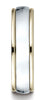 Benchmark-14K-Two-Toned-Gold-6mm-Comfort-Fit-High-Polished-Carved-Design-Wedding-Band-Ring--Size-6.5--CF1560814KWY06.5