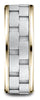 Benchmark-14k-Two-Toned-Gold-8mm-Comfort-Fit-Drop-Bevel-Sandblasted-Satin-Finish-Chain-Link-Dsn-Ring-6.5--CF18849314KWY06.5