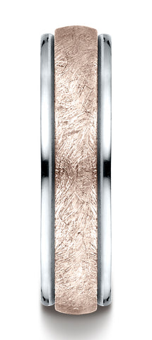 Benchmark-14k-Two-Toned-Gold-6mm-Comfort-Fit-Swirl-Finish-Design-Band--Size-6.5--CF21607014KRW06.5