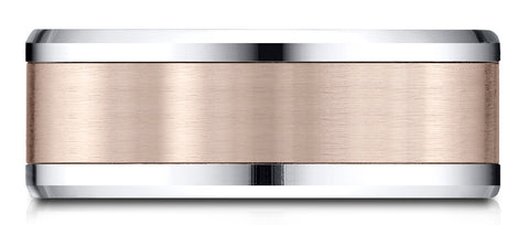 Benchmark-14k-Two-Toned-Gold-8mm-Comfort-Fit-Drop-Bevel-Satin-Finish-Design-Band--Size-6.25--CF22801014KRW06.25