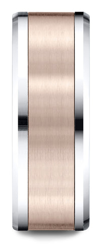 Benchmark-14k-Two-Toned-Gold-8mm-Comfort-Fit-Drop-Bevel-Satin-Finish-Design-Band--Size-6.5--CF22801014KRW06.5