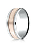 Benchmark-14k-Two-Toned-Gold-8mm-Comfort-Fit-Drop-Bevel-Satin-Finish-Milgrain-Design-Band--Size-6--CF228013S14KRW06