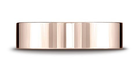 Benchmark-14K-Rose-Gold-6mm-Flat-Comfort-Fit-Wedding-Band-Ring--Size-4.25--CF26014KR04.25
