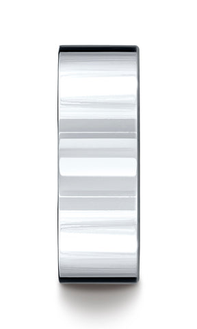 Benchmark-Platinum-8mm-Flat-Comfort-Fit-Wedding-Band-Ring--Size-4.5--CF280PT04.5