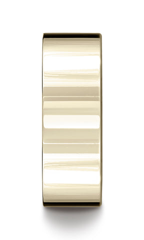 Benchmark-14K-Yellow-Gold-8mm-Flat-Comfort-Fit-Wedding-Band-Ring--Size-4.5--CF28014KY04.5