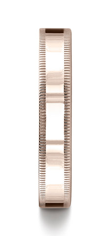 Benchmark-14K-Rose-Gold-4mm-Flat-Comfort-Fit-Wedding-Band-Ring-with-Milgrain--Size-4.5--CF44014KR04.5