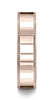 Benchmark-14K-Rose-Gold-6mm-Flat-Comfort-Fit-Wedding-Band-Ring-with-Milgrain--Size-4.5--CF46014KR04.5